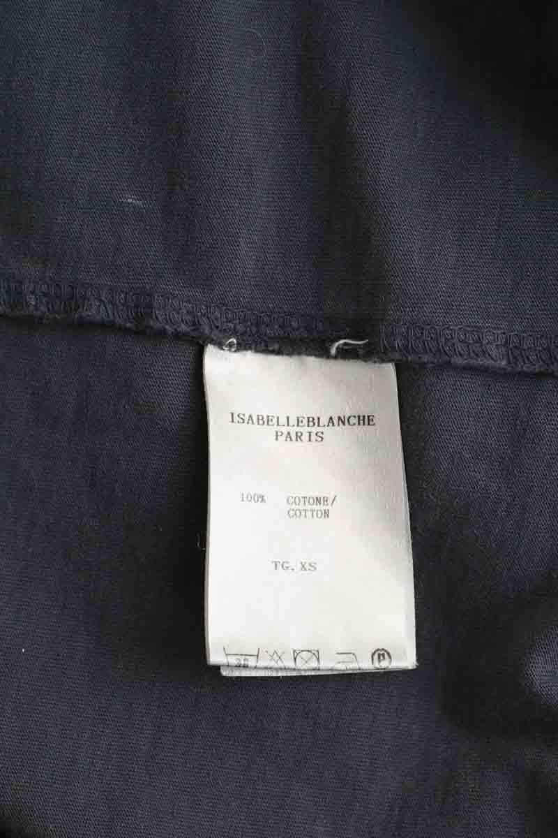 T-shirt Isabelle Blanche Gris en Coton