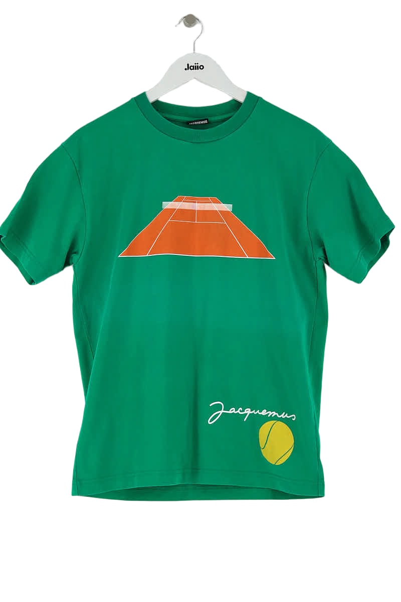 T-shirt Jacquemus Vert en Coton, taille M - Seconde Main