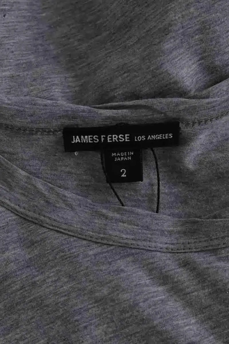T-shirt James Perse Gris en Coton