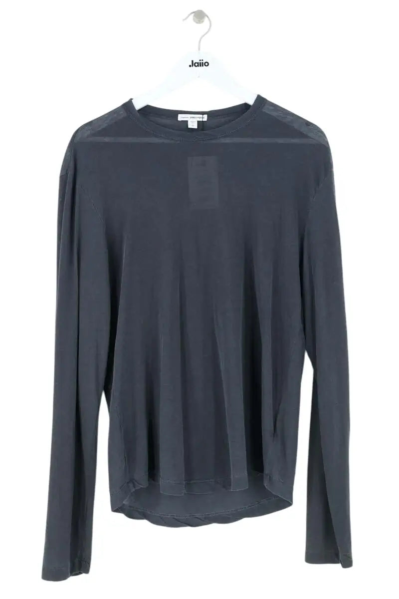T-shirt James Perse Marine en Coton, taille XS - Seconde Main