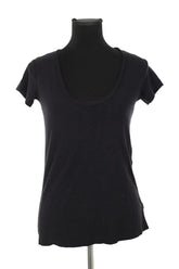 T-shirt James Perse Noir en Coton, taille XS - Seconde Main