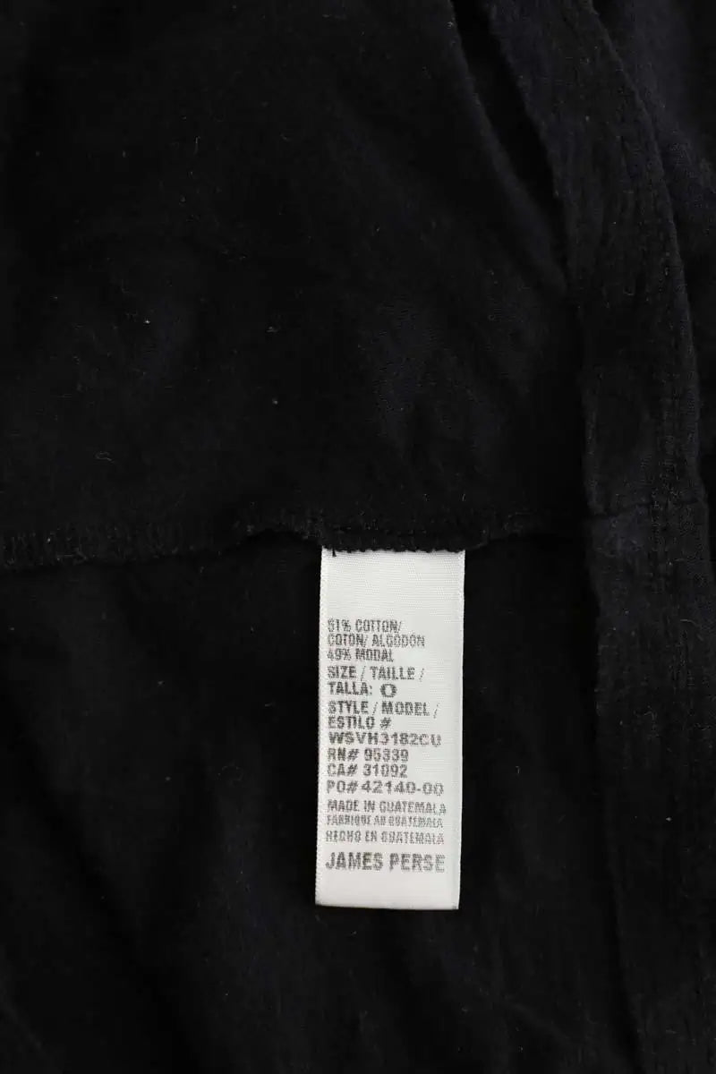 T-shirt James Perse Noir en Coton