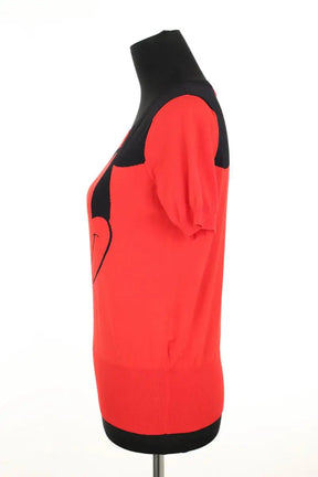 T-shirt Jean-Charles de Castelbajac Rouge en Viscose
