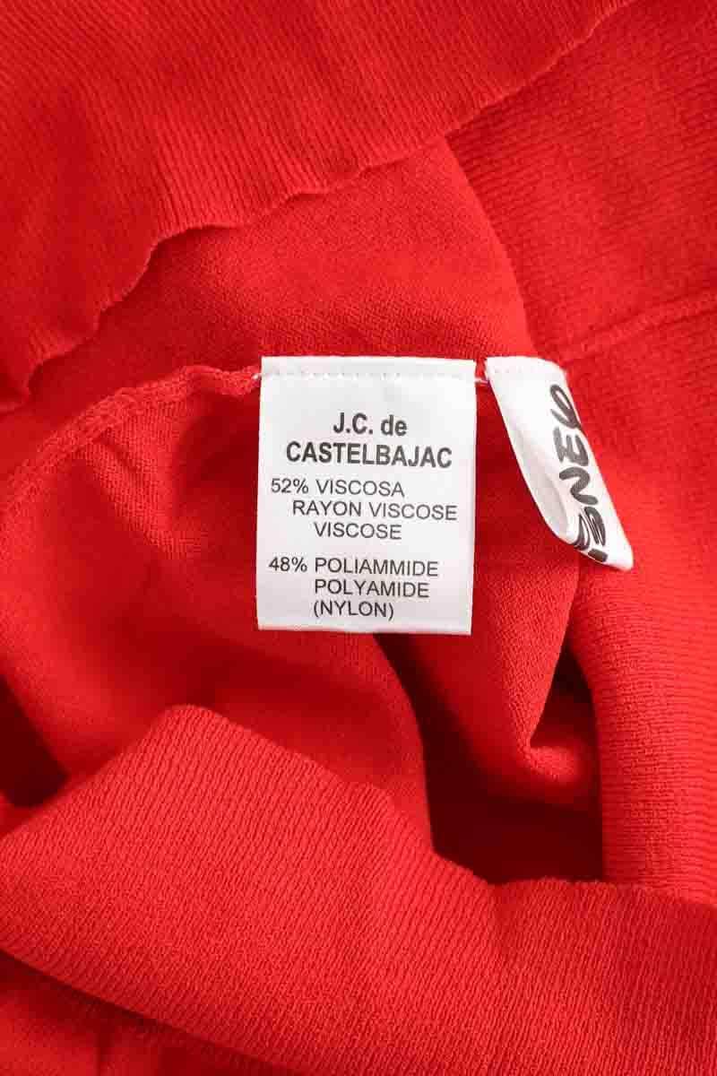 T-shirt Jean-Charles de Castelbajac Rouge en Viscose