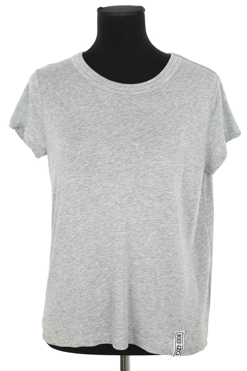 T-shirt Kenzo Gris en Coton, taille S - Seconde Main