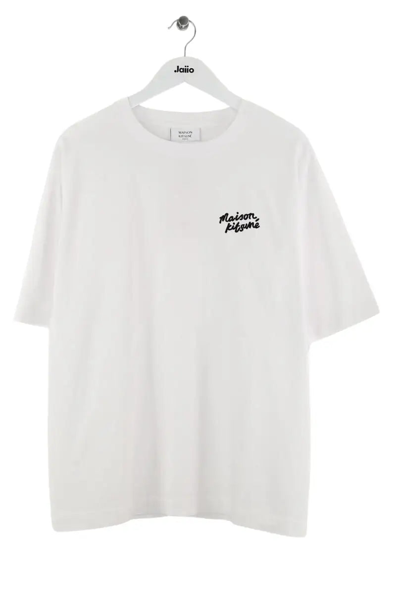T-shirt Kitsuné Blanc en Coton, taille M - Seconde Main