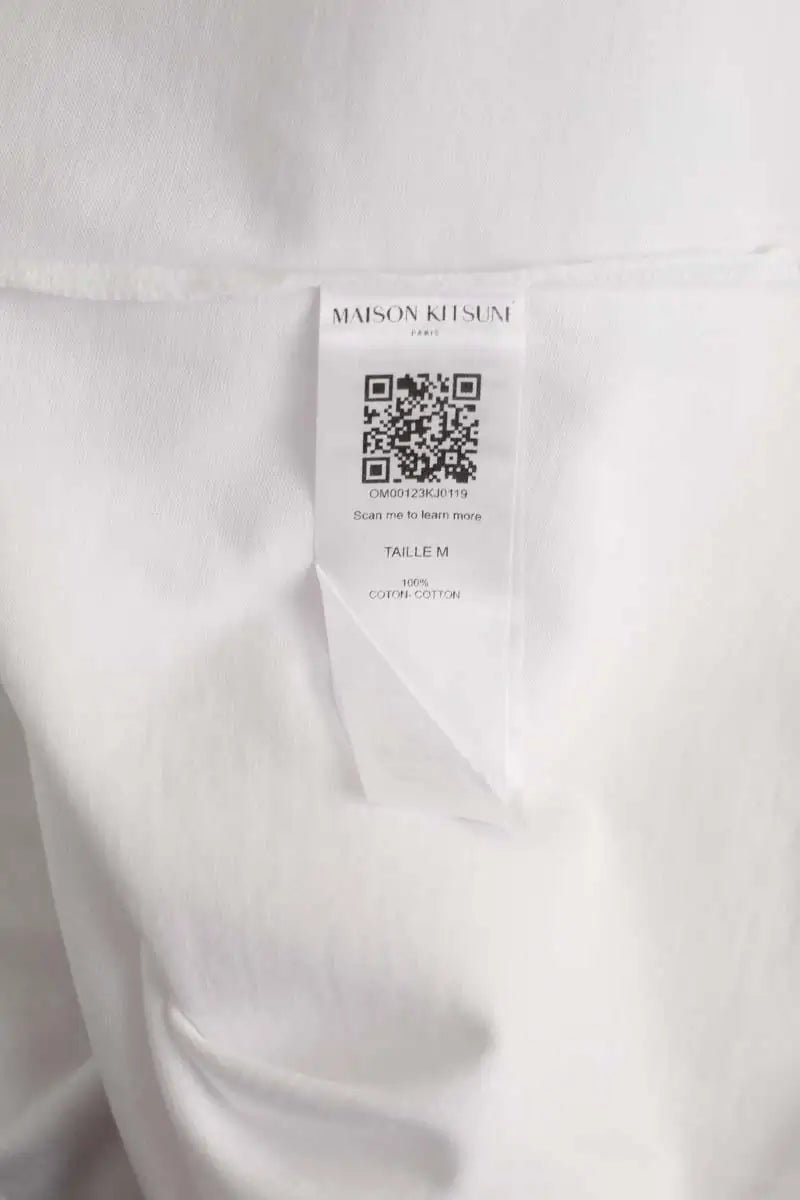 T-shirt Kitsuné Blanc en Coton