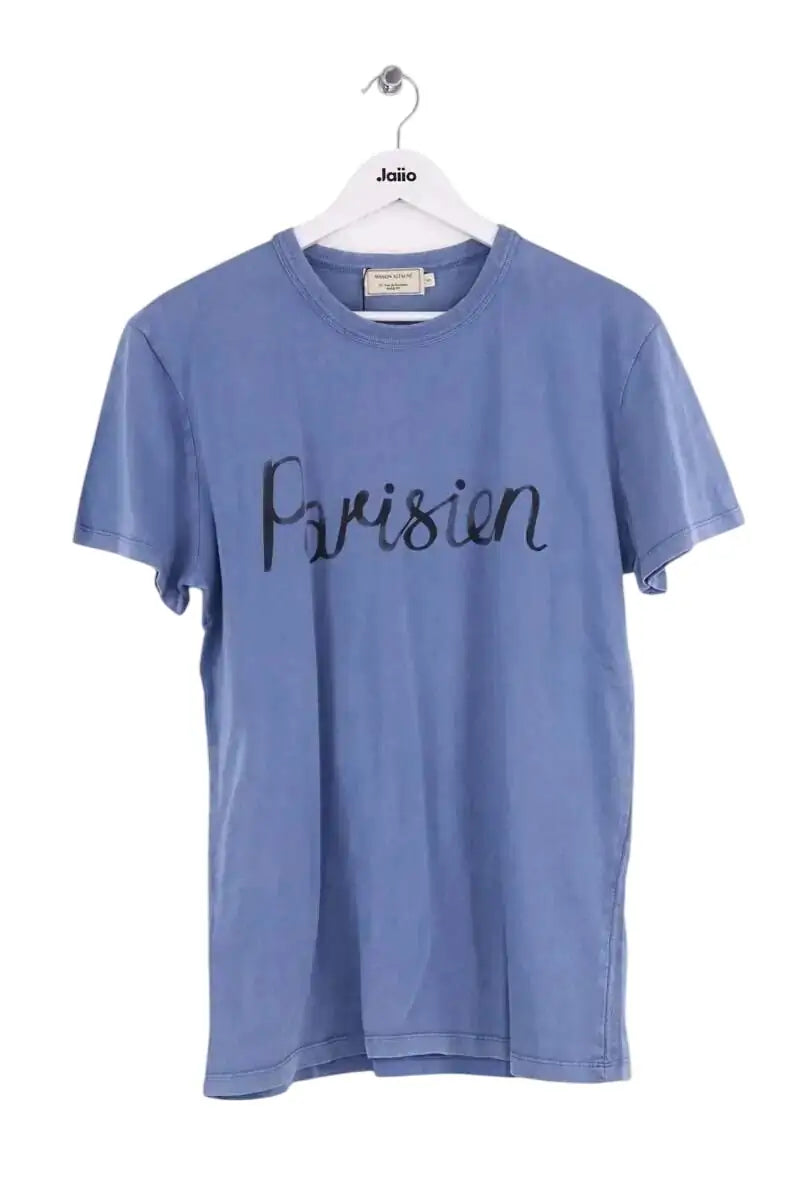 T-shirt Kitsuné Bleu en Coton, taille S - Seconde Main