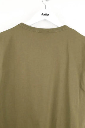 T-shirt Kitsuné Kaki en Coton
