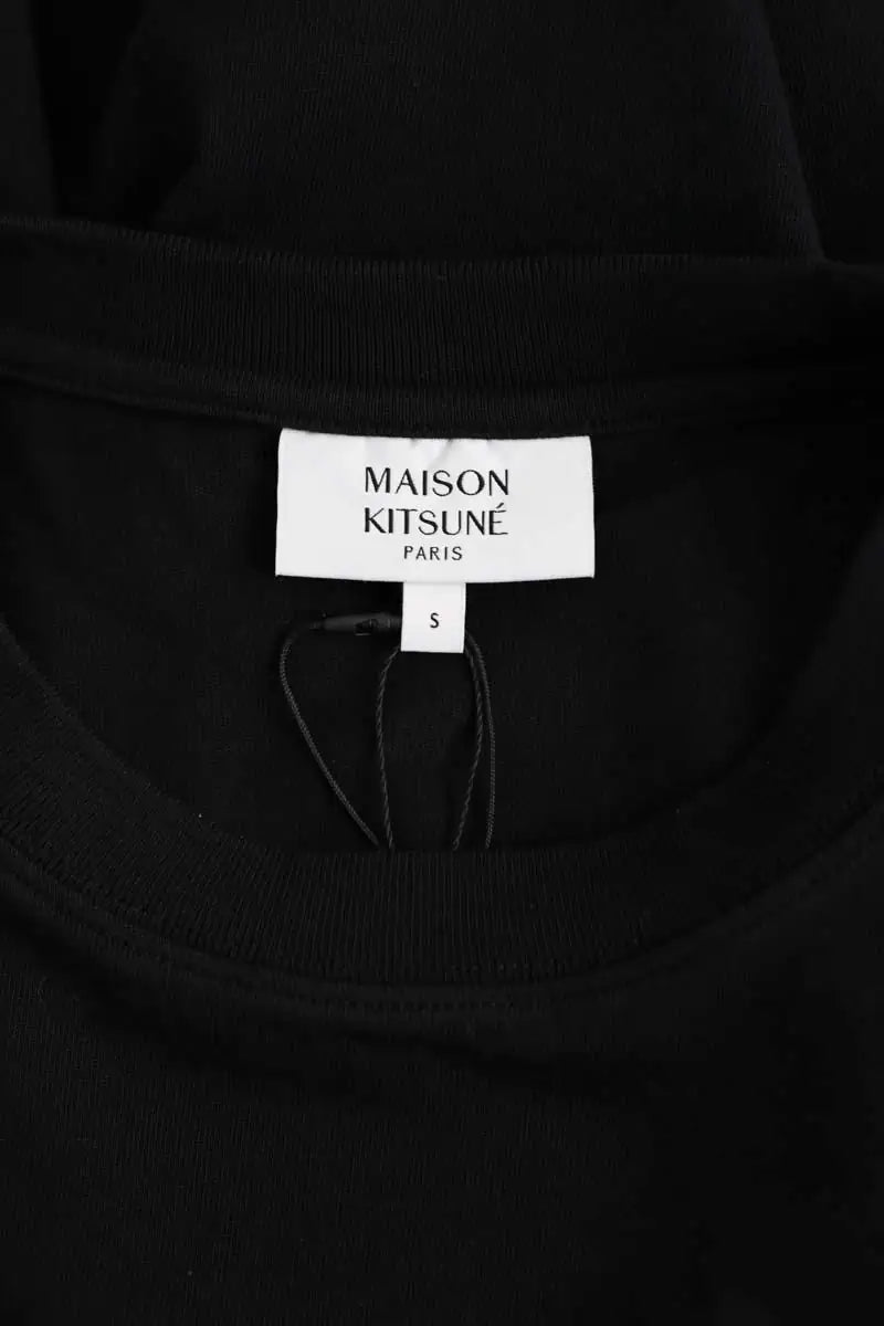 T-shirt Kitsuné Noir en Coton