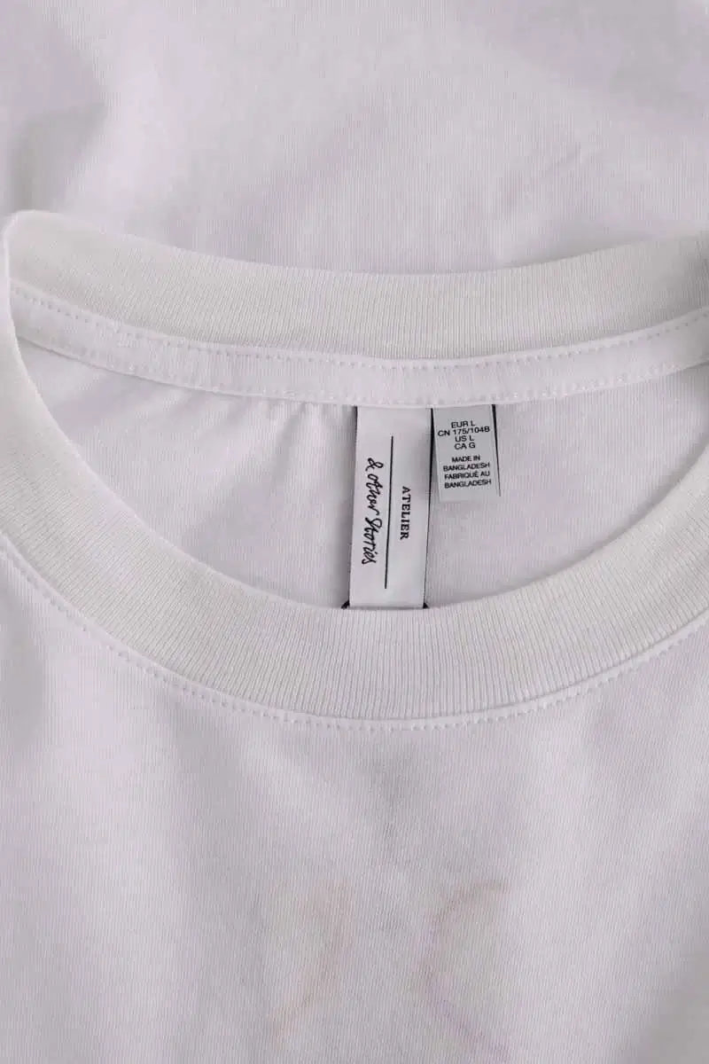 T-shirt &Klevering Blanc en Coton