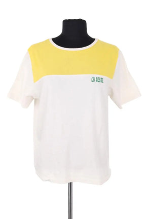 T-shirt La Veste Jaune en Coton, taille L - Seconde Main