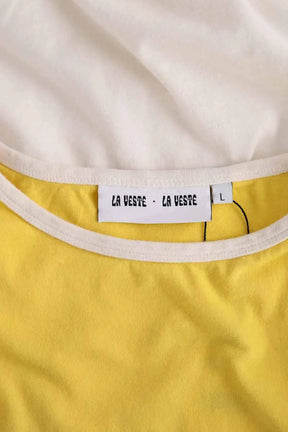 T-shirt La Veste Jaune en Coton