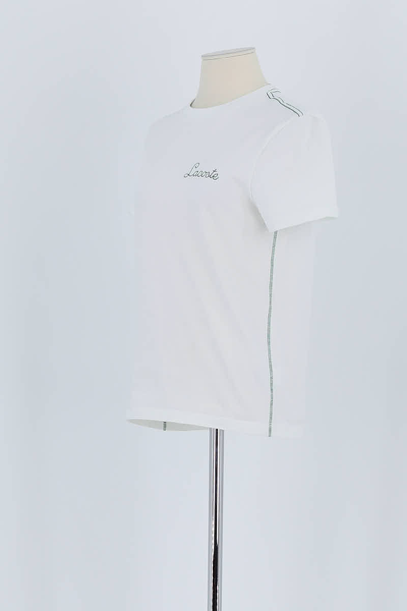 T-shirt Lacoste Blanc en Coton
