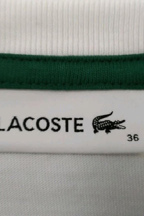 T-shirt Lacoste Blanc en Coton