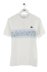 T-shirt Lacoste Blanc en Coton, taille XS - Seconde Main