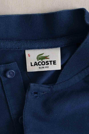 T-shirt Lacoste Bleu en Coton