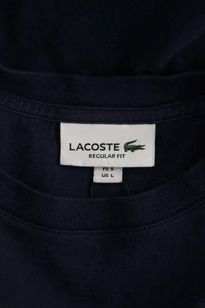 T-shirt Lacoste Marine en Coton