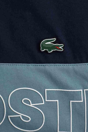 T-shirt Lacoste Marine en Coton