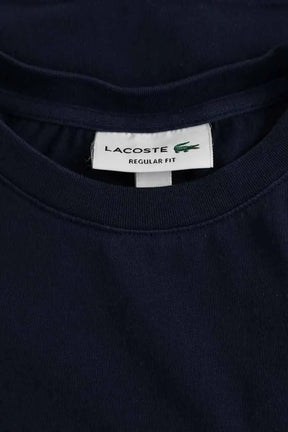 T-shirt Lacoste Marine en Coton