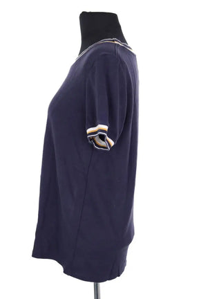 T-shirt Lacoste Marine en Viscose