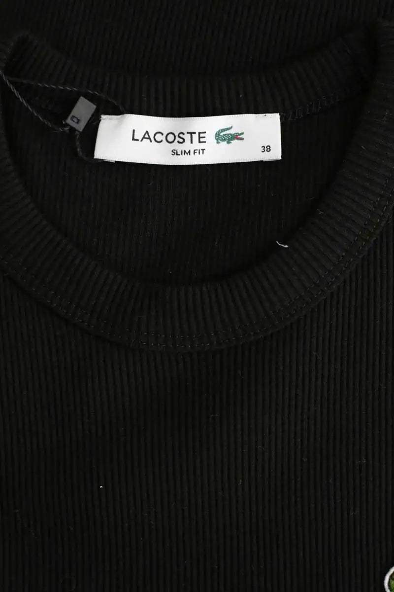 T-shirt Lacoste Noir en Coton