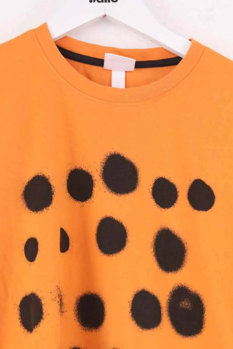 T-shirt Lacoste Orange en Coton