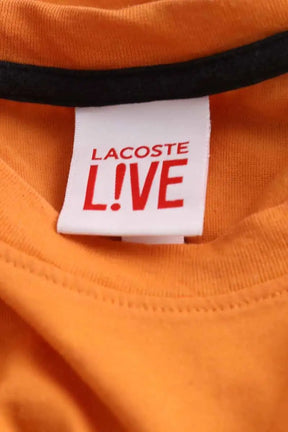 T-shirt Lacoste Orange en Coton