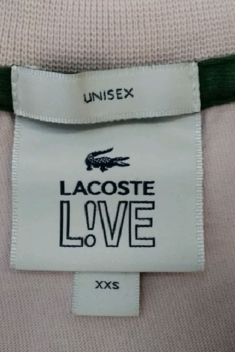 T-shirt Lacoste Rose en Coton