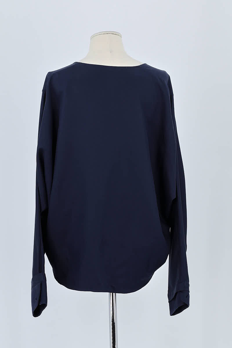 T-shirt Lemaire Marine en Soie