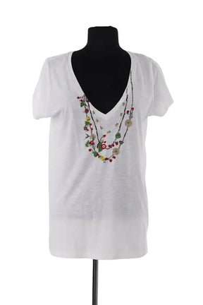 T-shirt Leon & Harper Blanc en Coton, taille M - Seconde Main