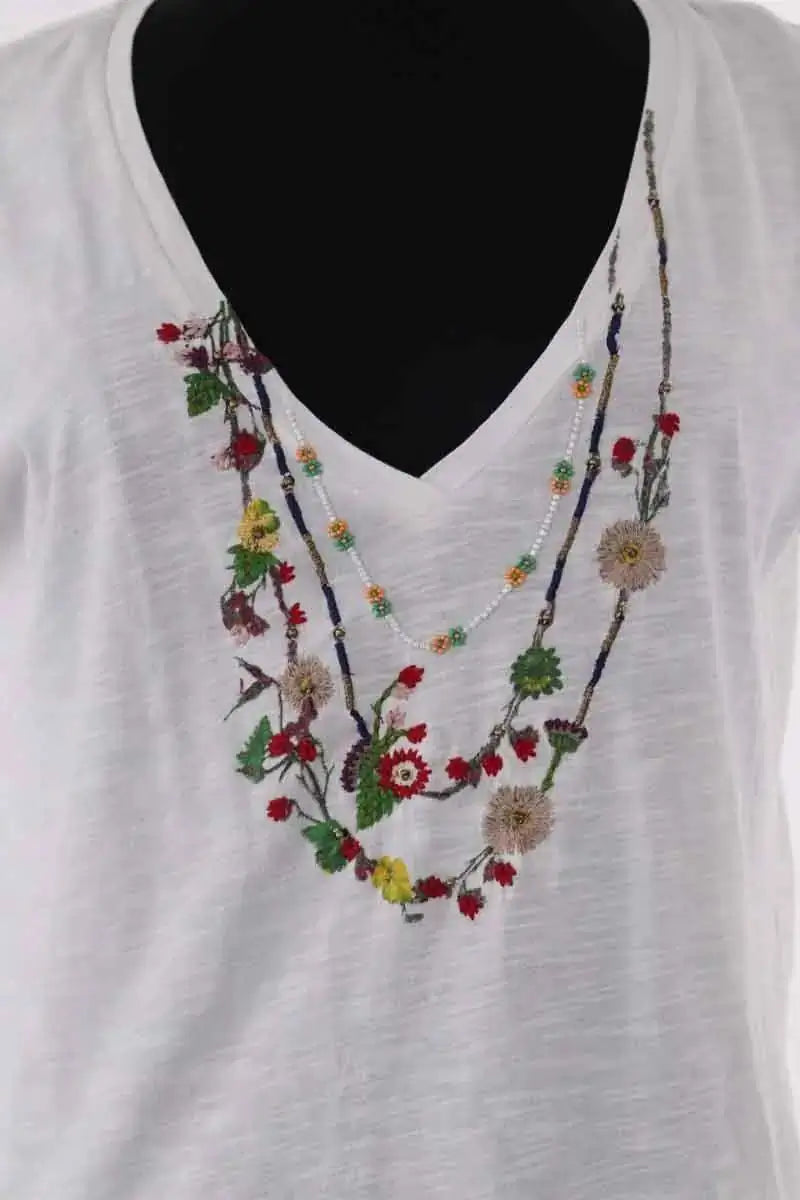 T-shirt Leon & Harper Blanc en Coton