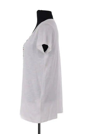 T-shirt Leon & Harper Blanc en Coton