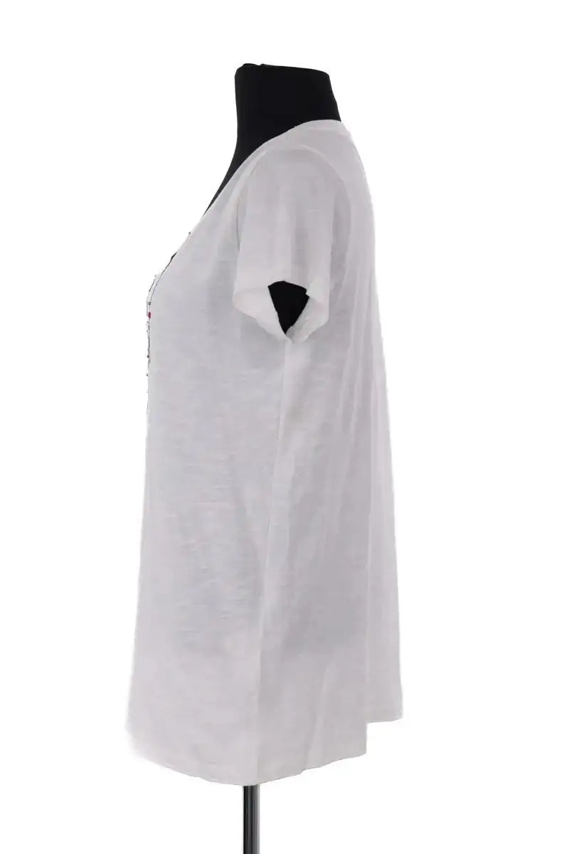 T-shirt Leon & Harper Blanc en Coton