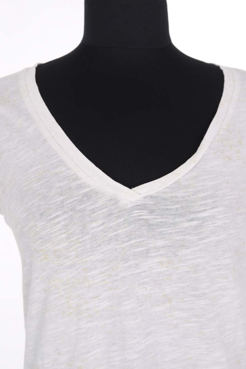 T-shirt Leon & Harper Blanc en Coton