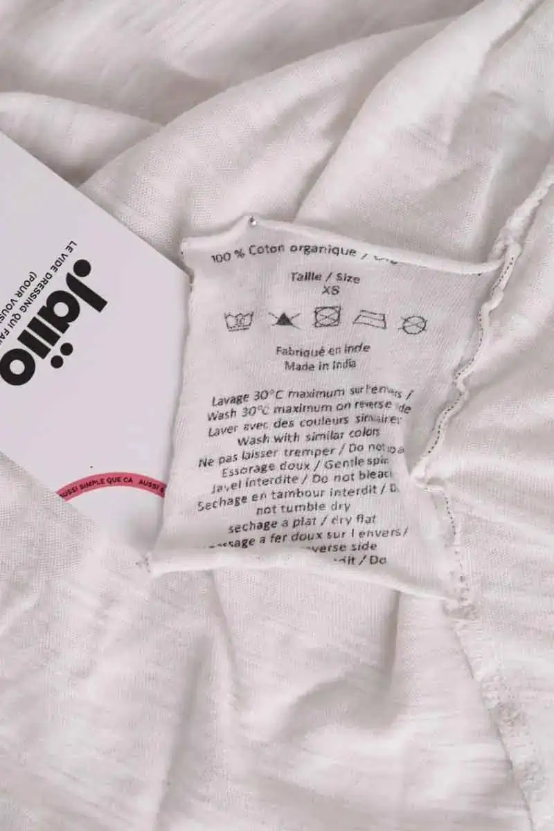 T-shirt Leon & Harper Blanc en Coton