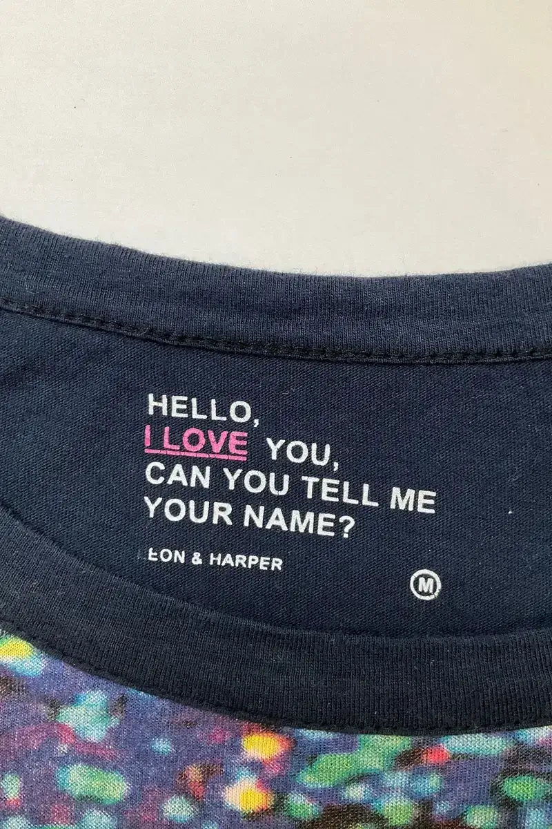 T-shirt Leon & Harper Bleu en Coton
