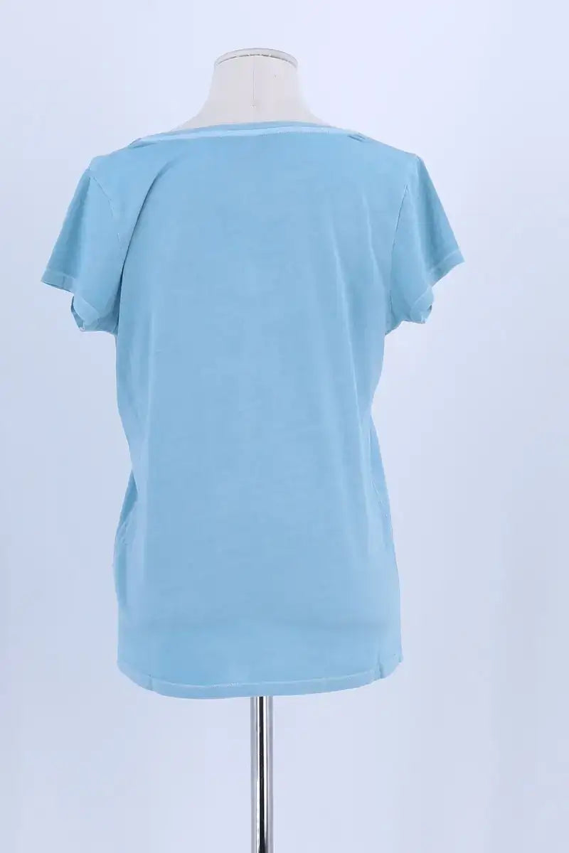 T-shirt Leon & Harper Bleu en Coton