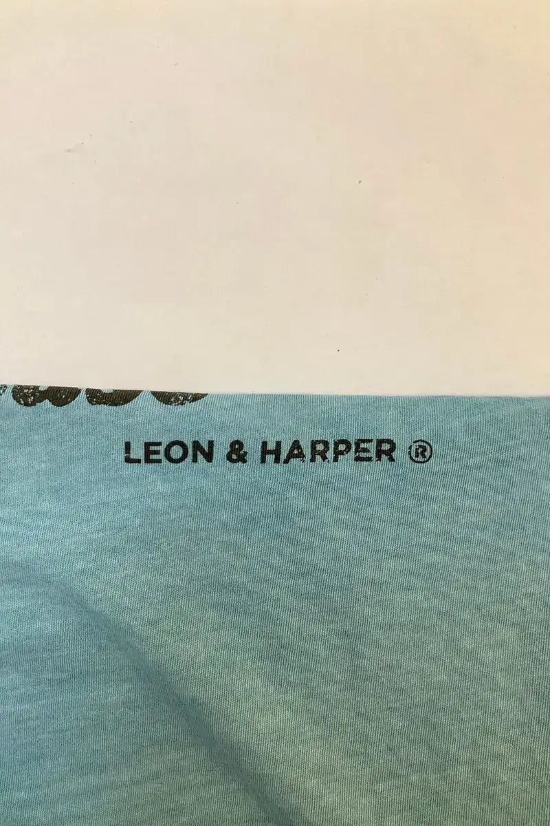 T-shirt Leon & Harper Bleu en Coton