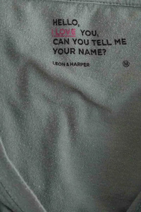 T-shirt Leon & Harper Vert en Coton