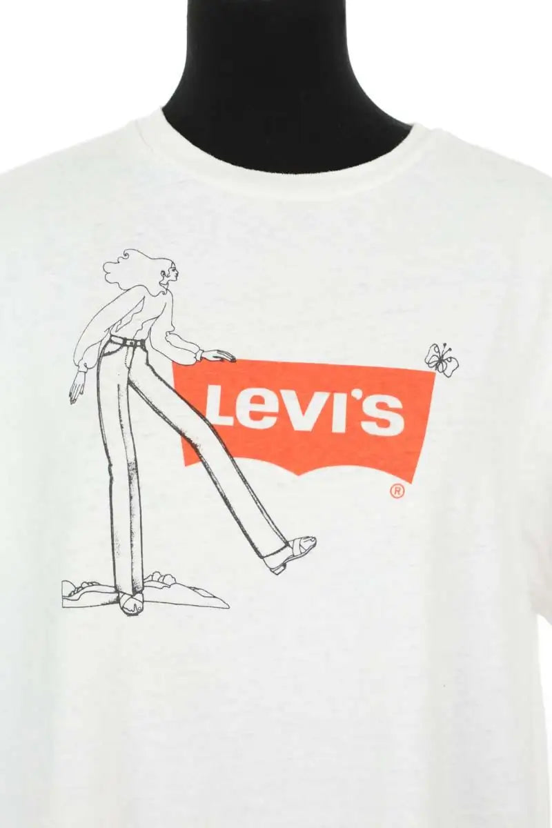 T-shirt Levi's Blanc en Coton