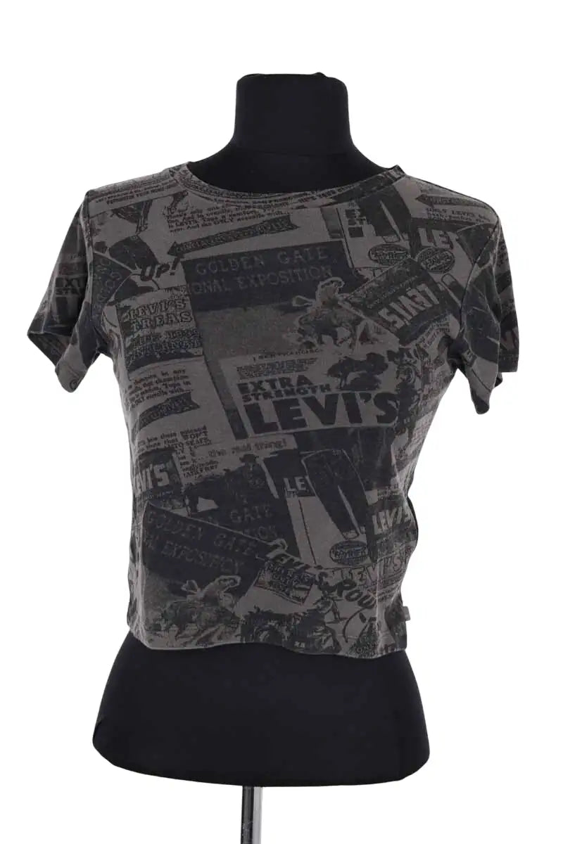 T-shirt Levi's Gris en Coton, taille XS - Seconde Main