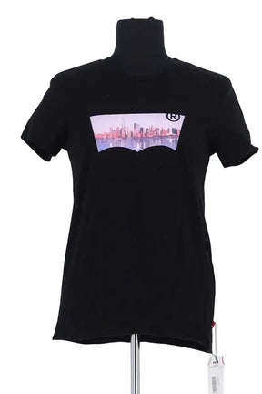 T-shirt Levi's Noir en Coton, taille L - Seconde Main