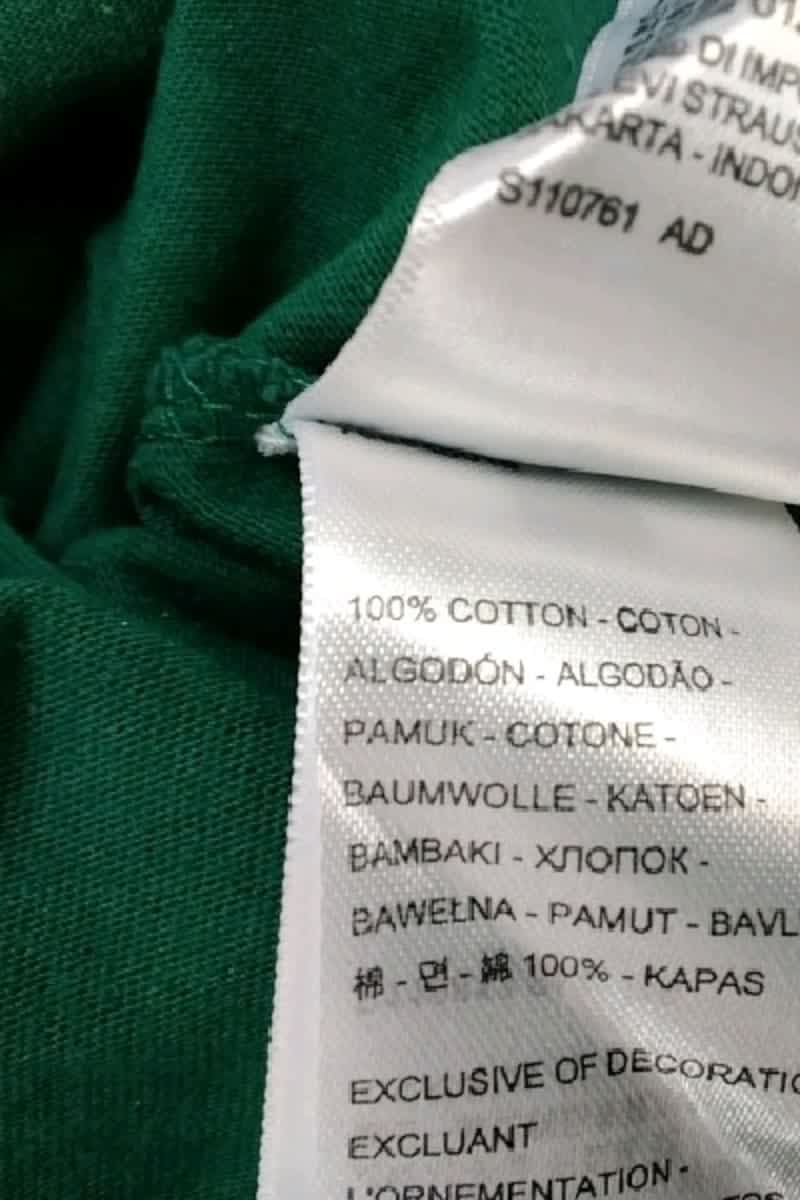 T-shirt Levi's Vert en Coton