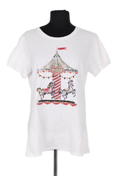 T-shirt Liu Jo Blanc en Coton, taille M - Seconde Main