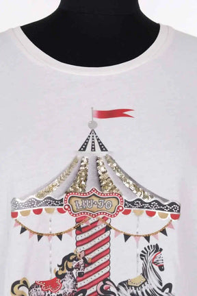 T-shirt Liu Jo Blanc en Coton