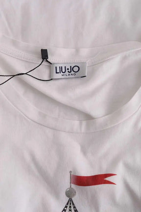 T-shirt Liu Jo Blanc en Coton