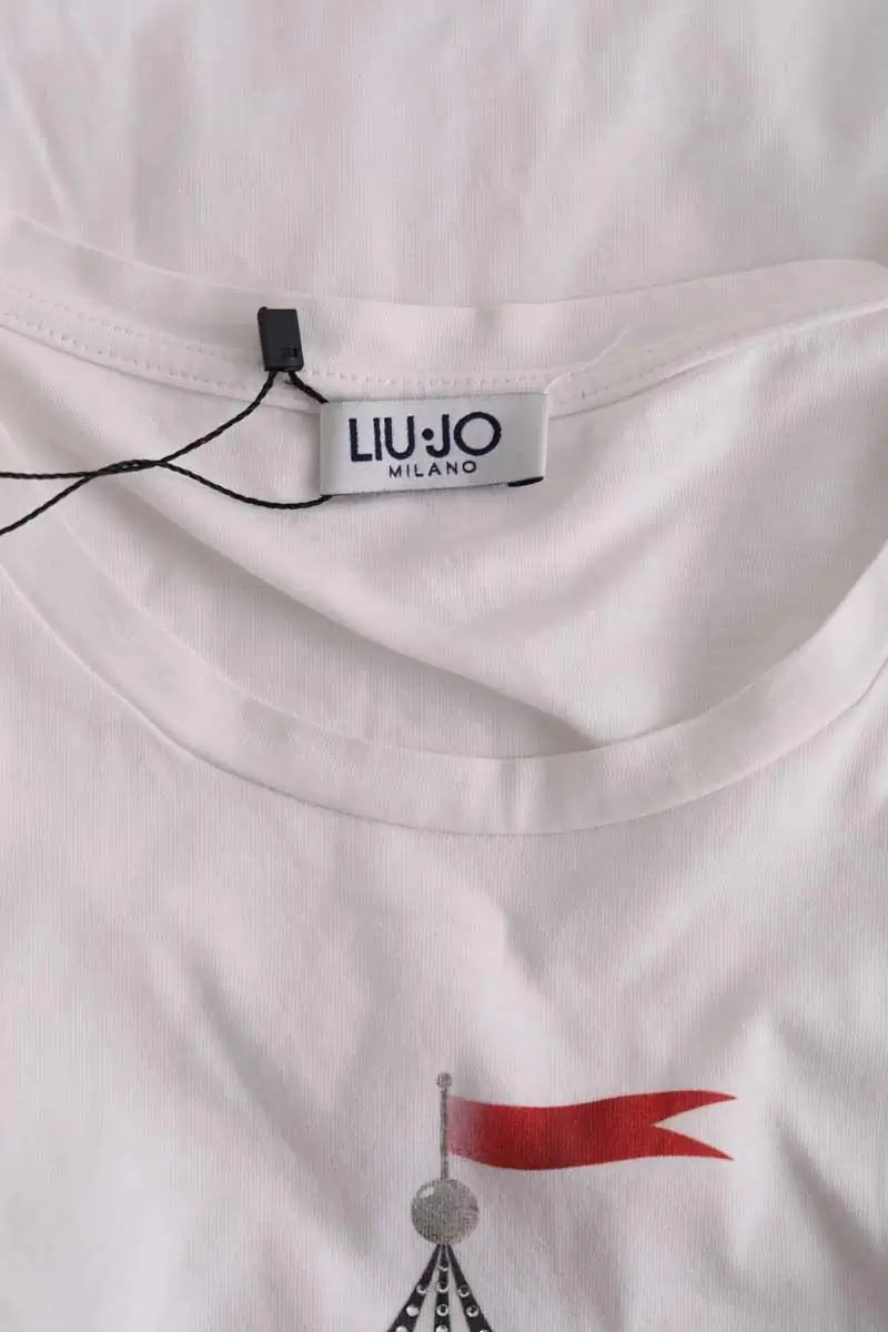 T-shirt Liu Jo Blanc en Coton