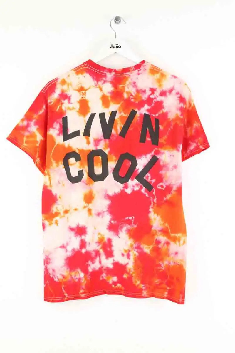 T-shirt Livincool Rouge en Coton