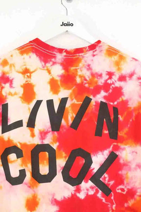 T-shirt Livincool Rouge en Coton